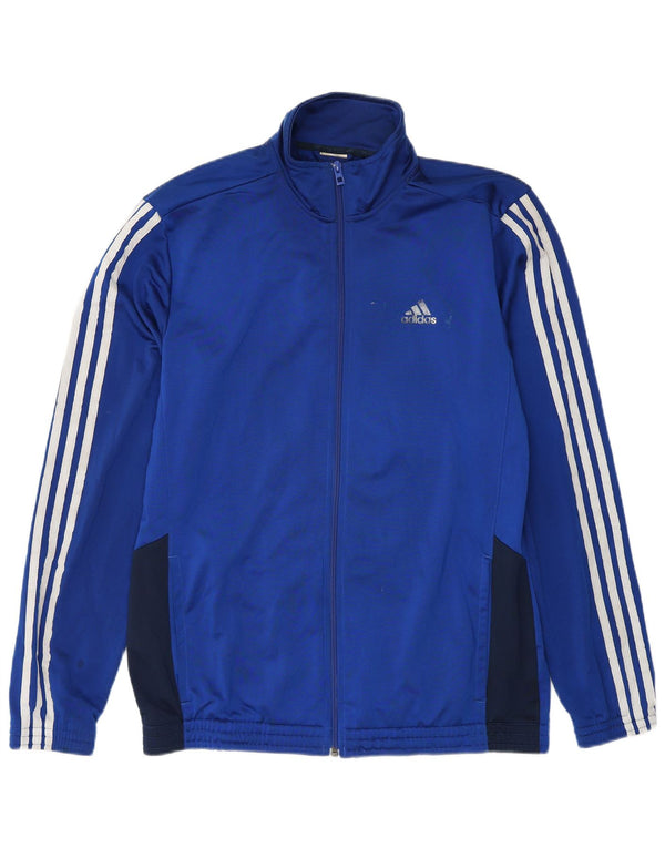 Ανδρική φόρμα Adidas Top Jacket UK 40/42 Medium Blue Colorblock Polyester