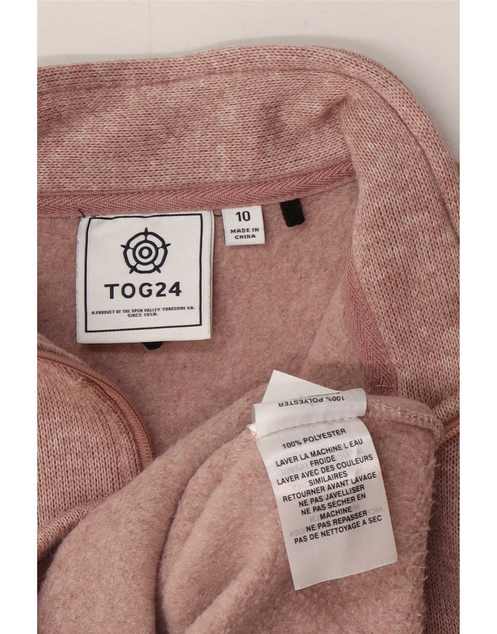 Tog 24 Γυναικείο φούτερ με φερμουάρ πουκάμισο Jumper UK 10 Small Pink