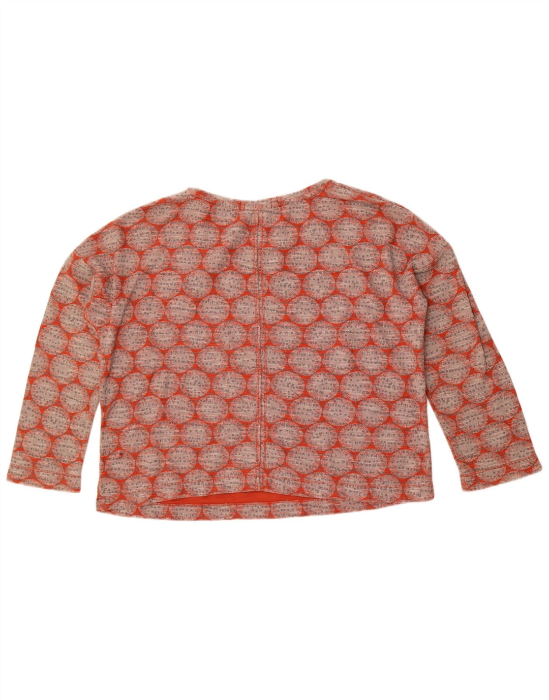 White Stuff Γυναικείο Crop Μακρυμάνικο UK 12 Medium Red Geometric