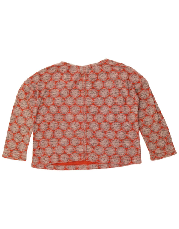 White Stuff Γυναικείο Crop Μακρυμάνικο UK 12 Medium Red Geometric