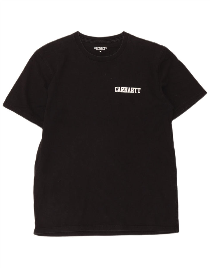 Ανδρικό T-Shirt Carhartt κανονικό Μπλουζάκι μεσαίο μαύρο βαμβακερό