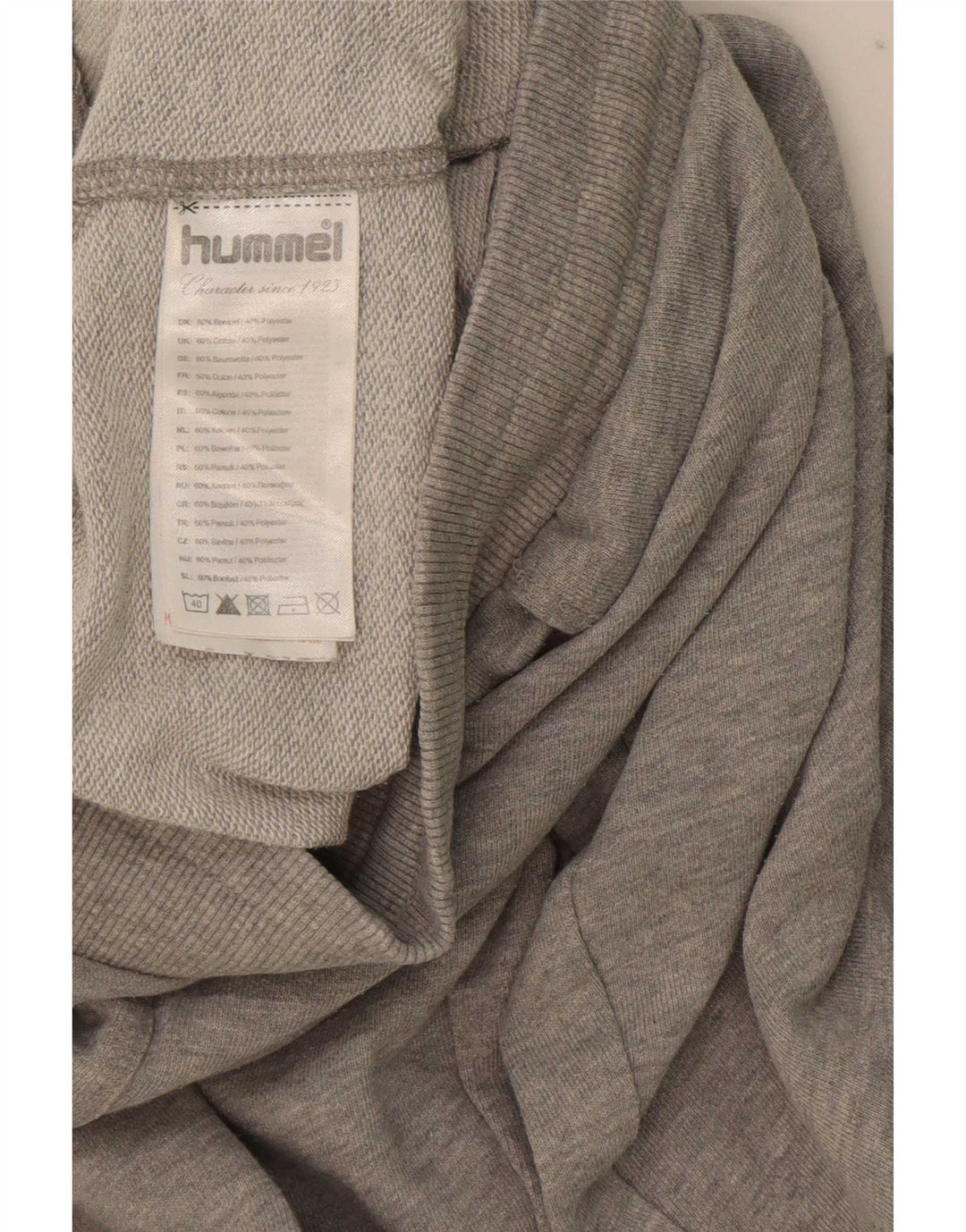 Ανδρική φόρμα Hummel Graphic Παντελόνι Joggers Μεσαίο Γκρι Βαμβακερό