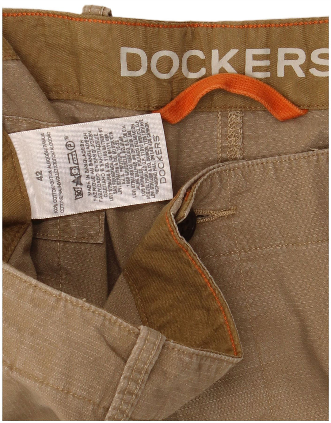 DOCKERS Ανδρικό σορτς Cargo W42 2XL Μπεζ βαμβακερό
