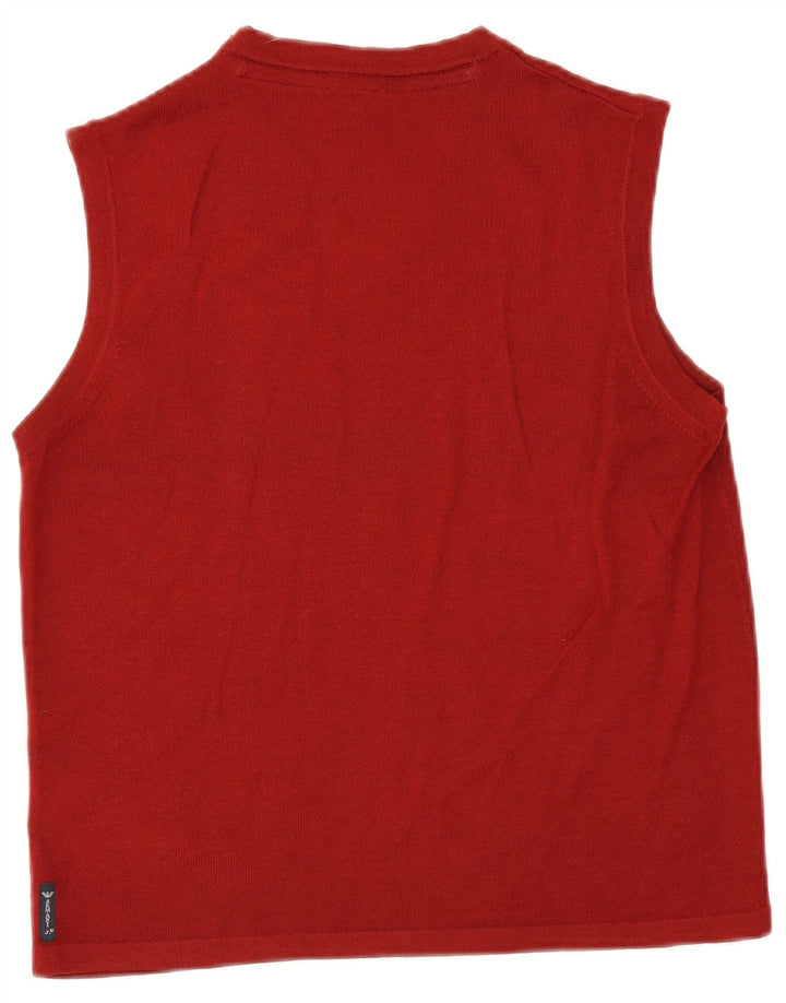 Armani Jeans Ανδρικό γιλέκο Tank Top Μεσαίο καφέ παρθένο μαλλί
