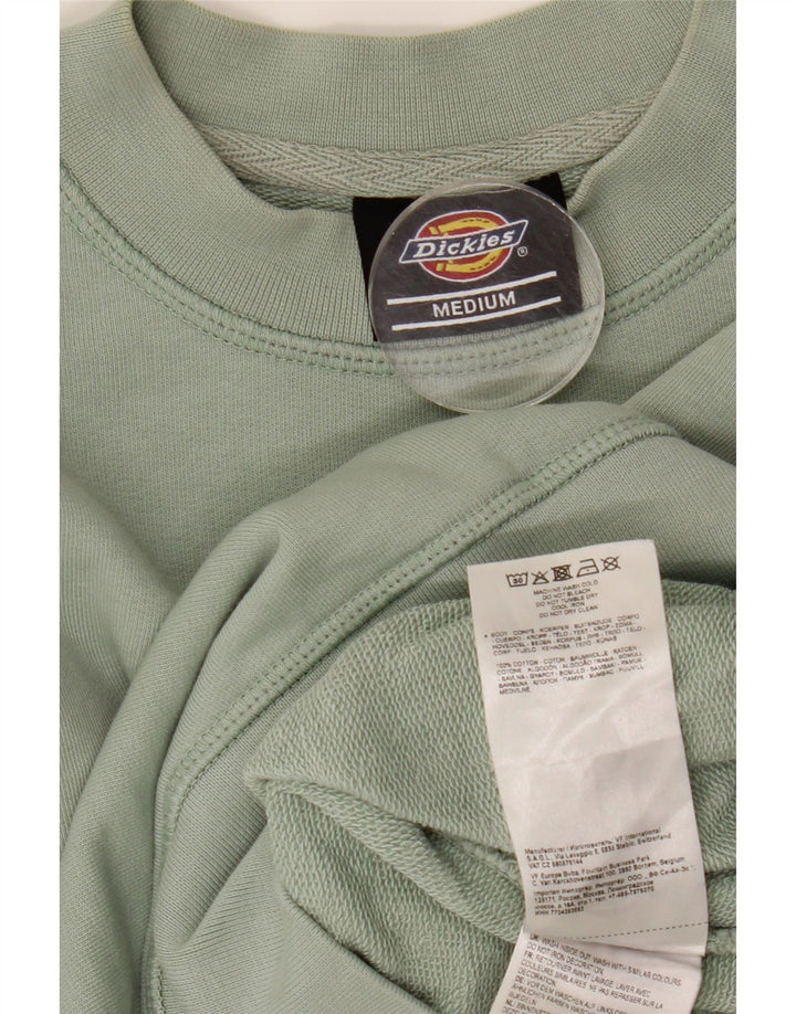 DICKIES Γυναικεία υπερμεγέθη Crop γραφική φούτερ Jumper UK 14 Medium Green