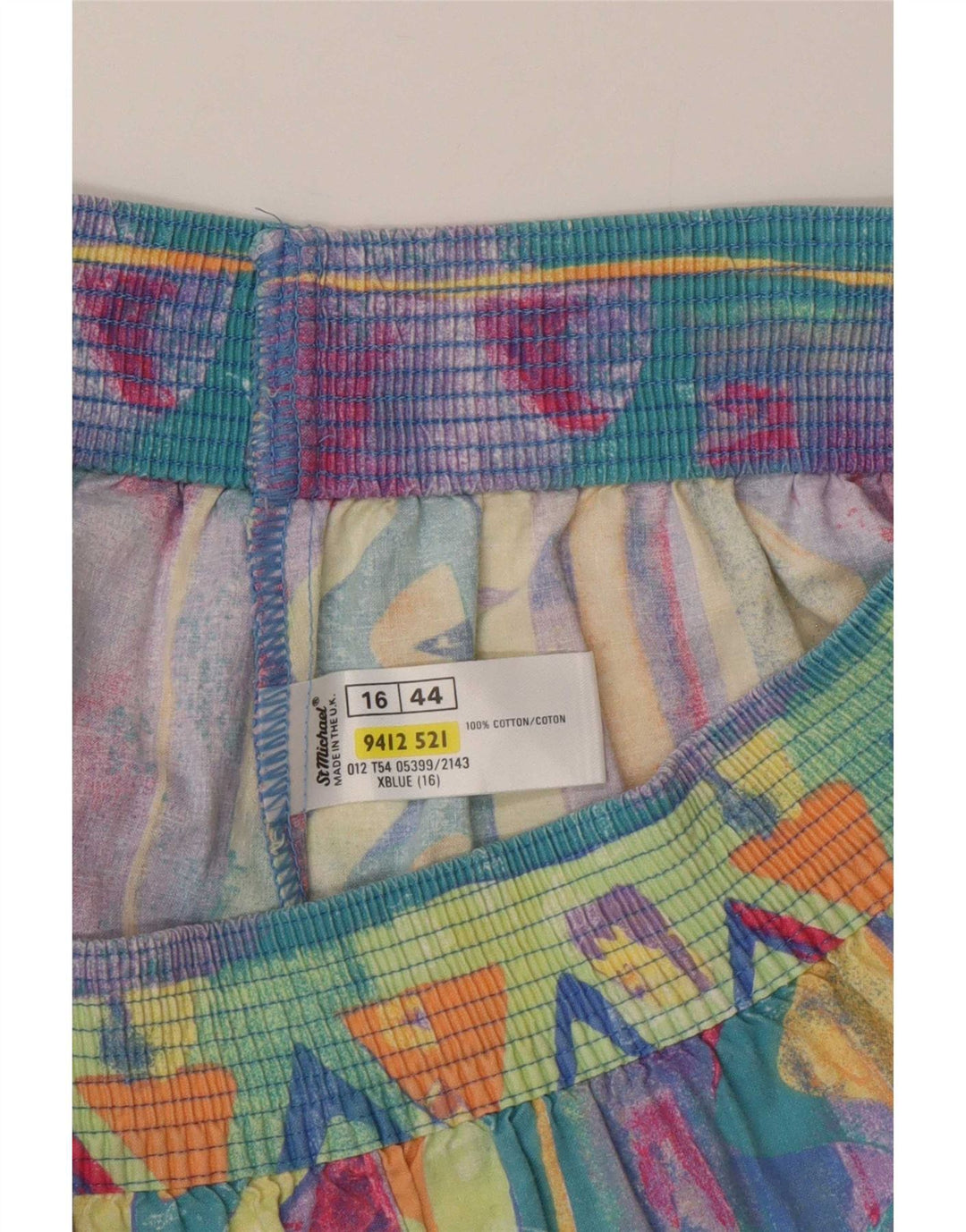St Michael Γυναικείο Παντελόνι Harem UK 16 Large W34 L23 Πολύχρωμο