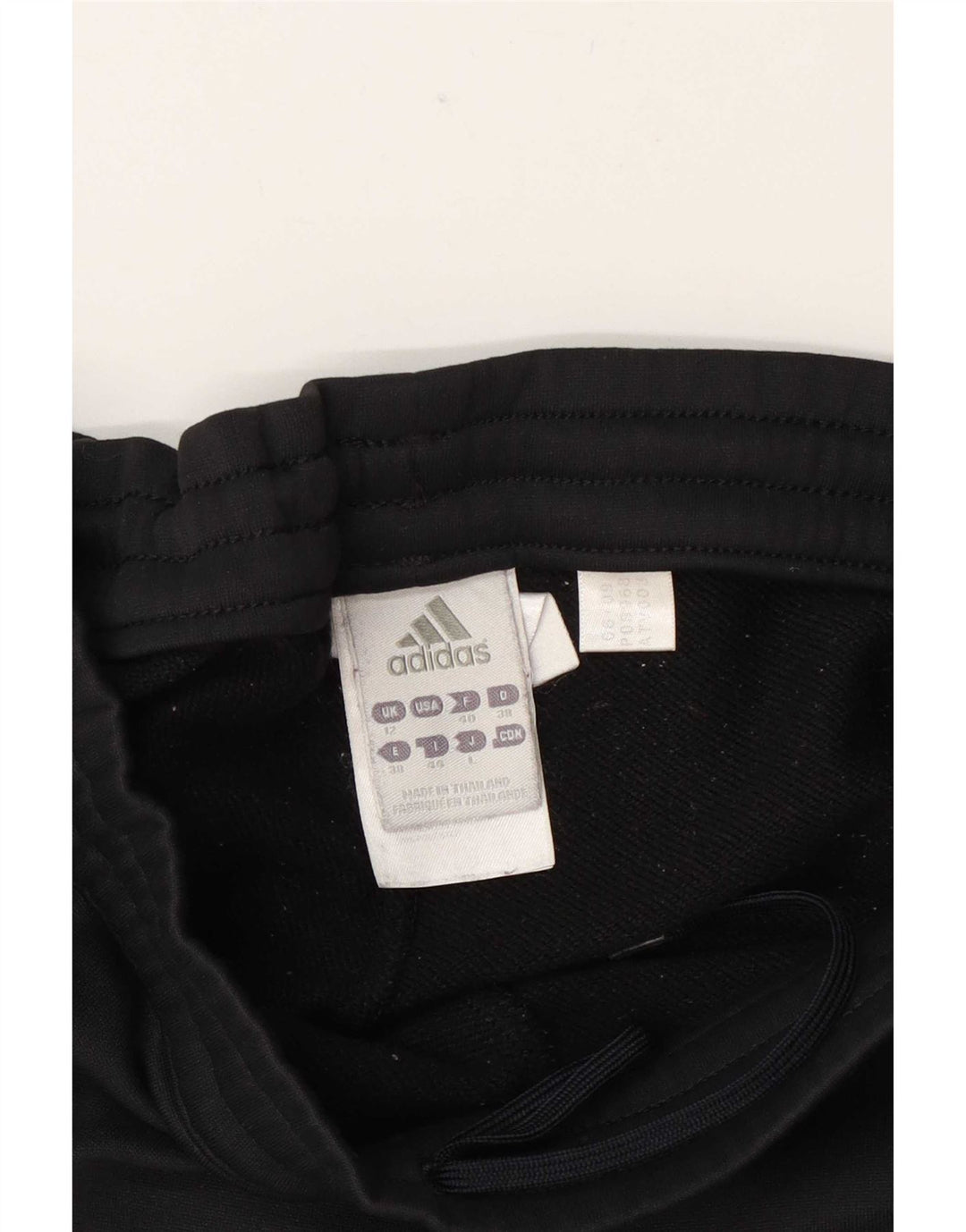 Γυναικεία αθλητική φόρμα Adidas Παντελόνι UK 12 μεσαίο μαύρο πολυεστέρα