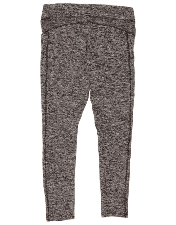 Umbro Womens Leggings UK 16 Large Grey Flecked Polyester