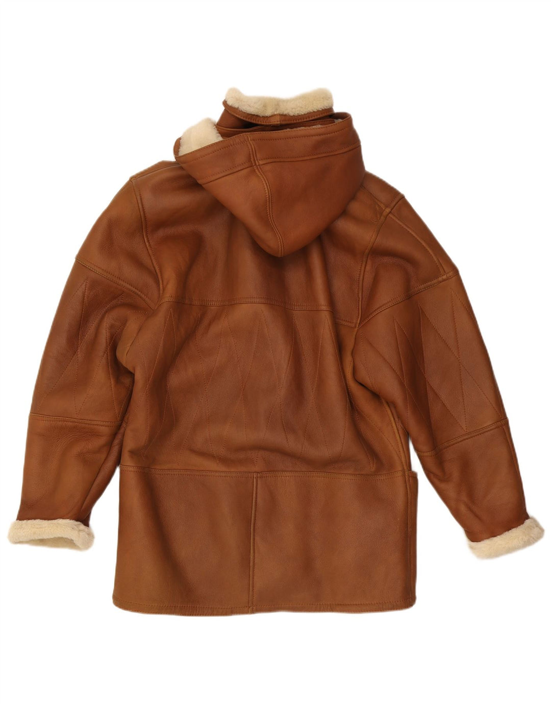 Conbipel Γυναικείο Παλτό Shearling με κουκούλα IT 42 Μεσαίο Καφέ
