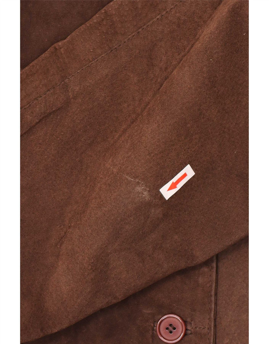 Vintage Γυναικείο Loose Fit Leather Jacket UK 14 Medium Brown Δερμάτινο
