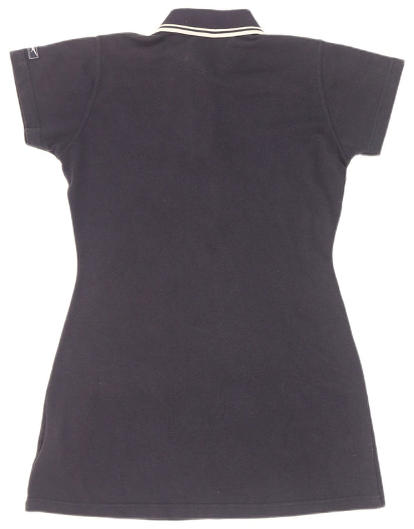 Reebok Γυναικείο φόρεμα πόλο UK 12 Medium Navy Blue Polyester