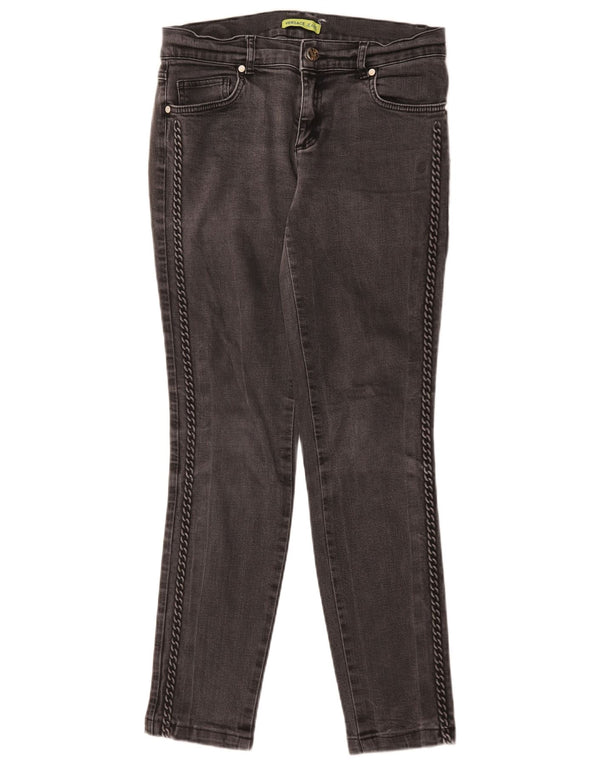Versace Γυναικείο Slim Jeans IT 42 Medium W30 L29 Γκρι βαμβακερό