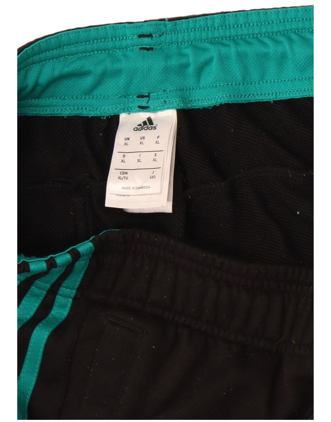 Adidas Ανδρική φόρμα Climalite Παντελόνι Joggers XL Μαύρο Πολυεστέρας