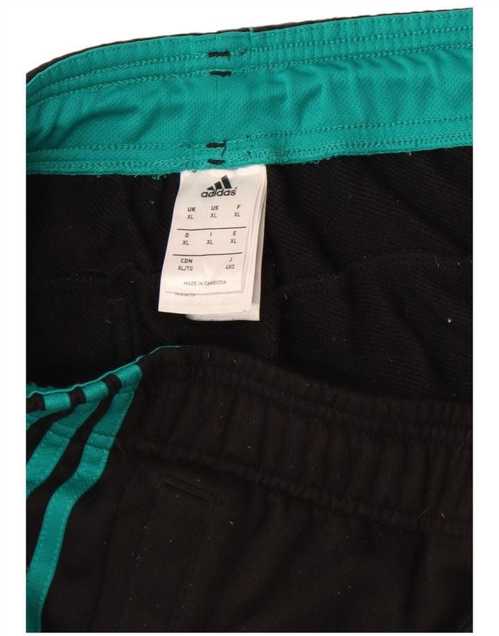 Adidas Ανδρική φόρμα Climalite Παντελόνι Joggers XL Μαύρο Πολυεστέρας