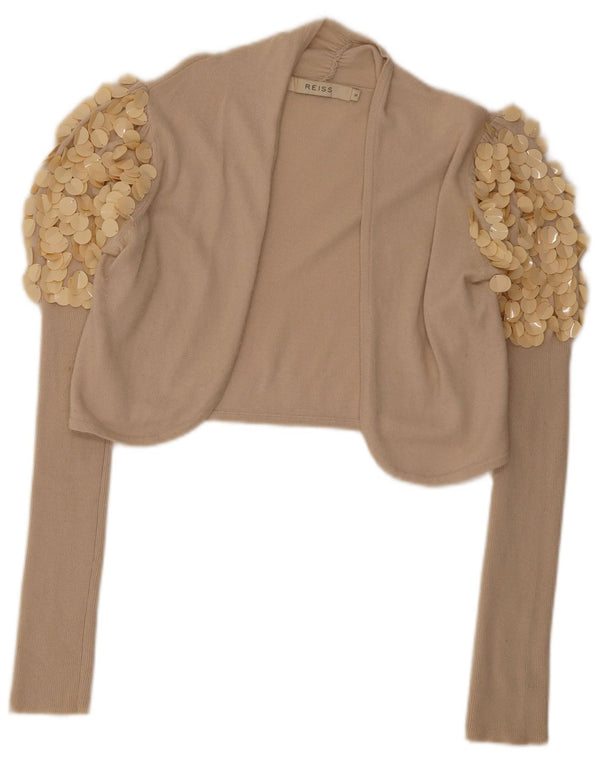 Reiss Γυναικείο Bolero Jumper UK 14 Medium Beige Viscose