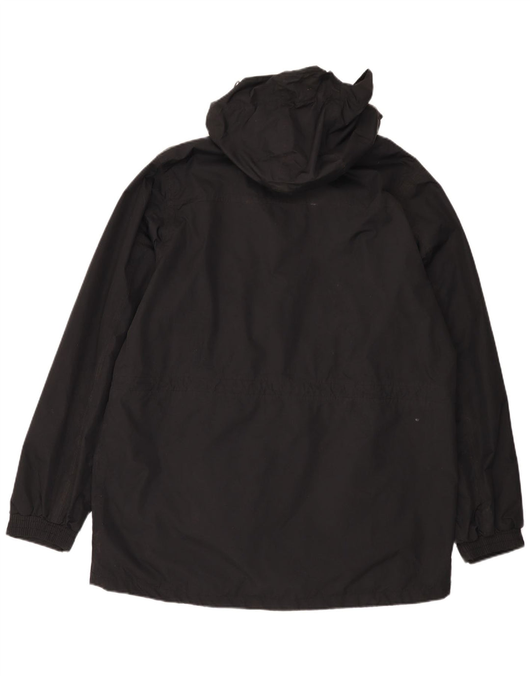 Ανδρικό αδιάβροχο με κουκούλα Mountain Warehouse UK 40 Large Black Nylon