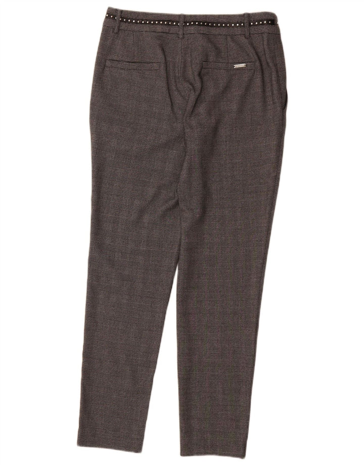 Guess Γυναικείο Slim παντελόνι Chino W27 L28 Grey Check Polyester