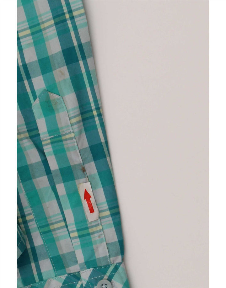 The North Face γυναικείο πουκάμισο UK 10 Small Green Check Nylon