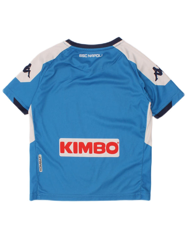 Kappa Boys Graphic T-Shirt Top 4-5 Years Blue Colourblock