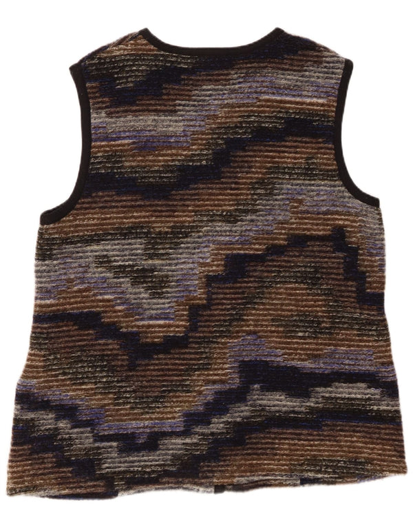 PETER HAHN Γυναικείο πουλόβερ ζακέτα UK 20 2XL πολύχρωμο ριγέ