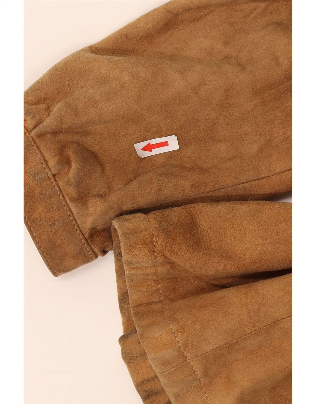 Vintage Γυναικείο Suede Jacket IT 44 Medium Beige