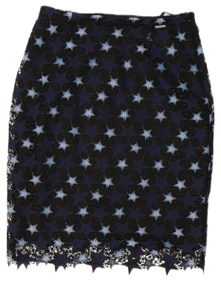 Guess Γυναικεία Pencil Φούστα W27 Small Navy Blue Polyester