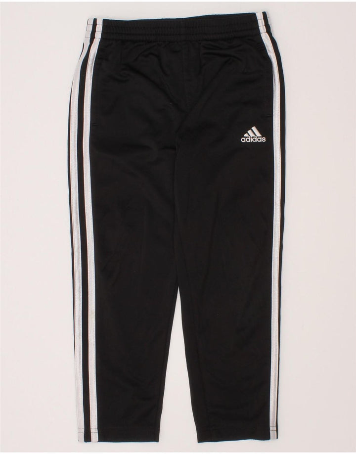 Παντελόνι αθλητικής φόρμας Adidas Boys 4-5 ετών Μαύρο Πολυεστέρα