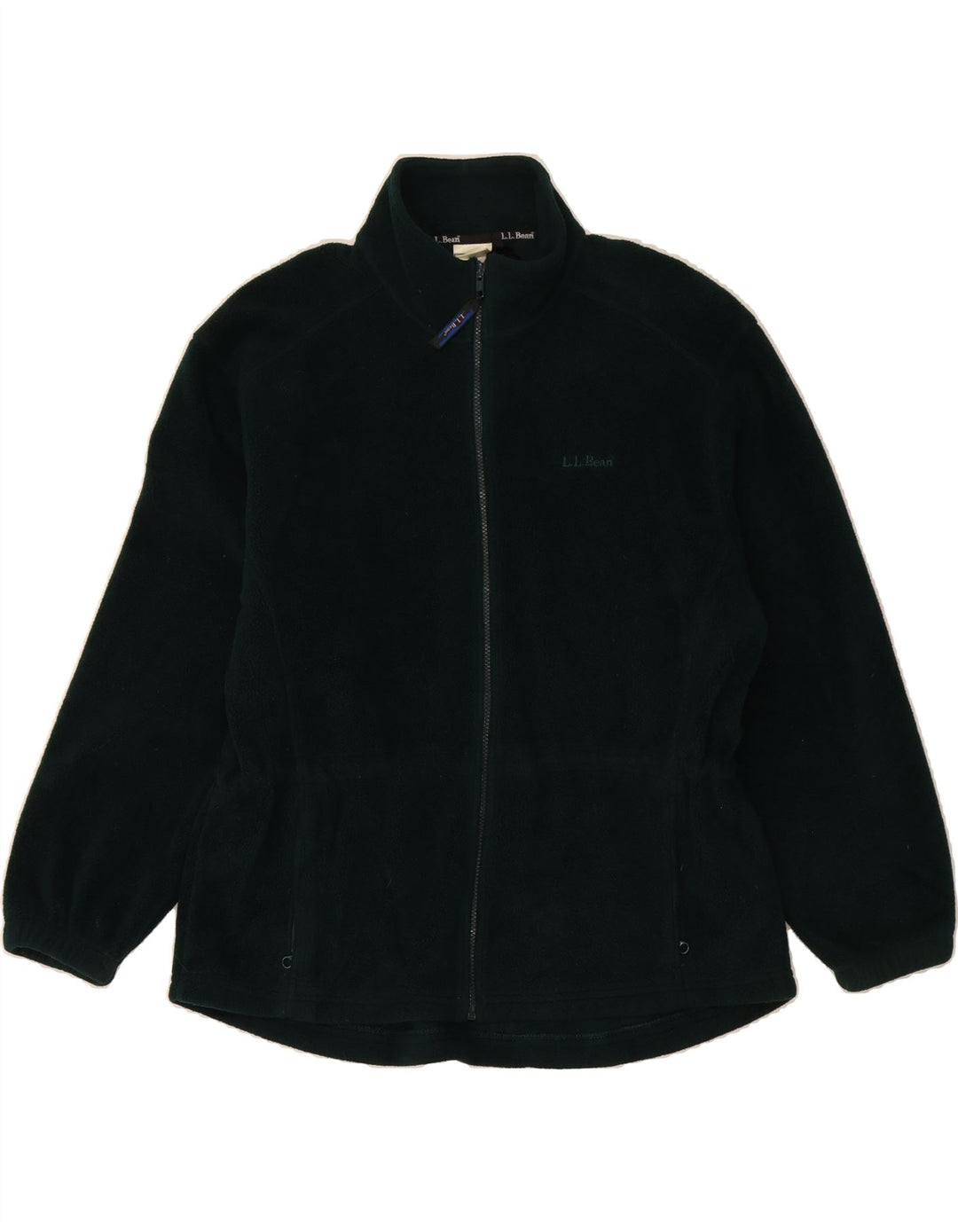 L.L.BEAN Womens Fleece Jacket UK 16 Large Green Vintage L.L.Bean and Second-Hand L.L.Bean from Messina Hembry 