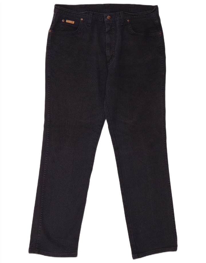 WRANGLER Ανδρικό Texas Straight Jeans W38 L34 Navy Blue Cotton