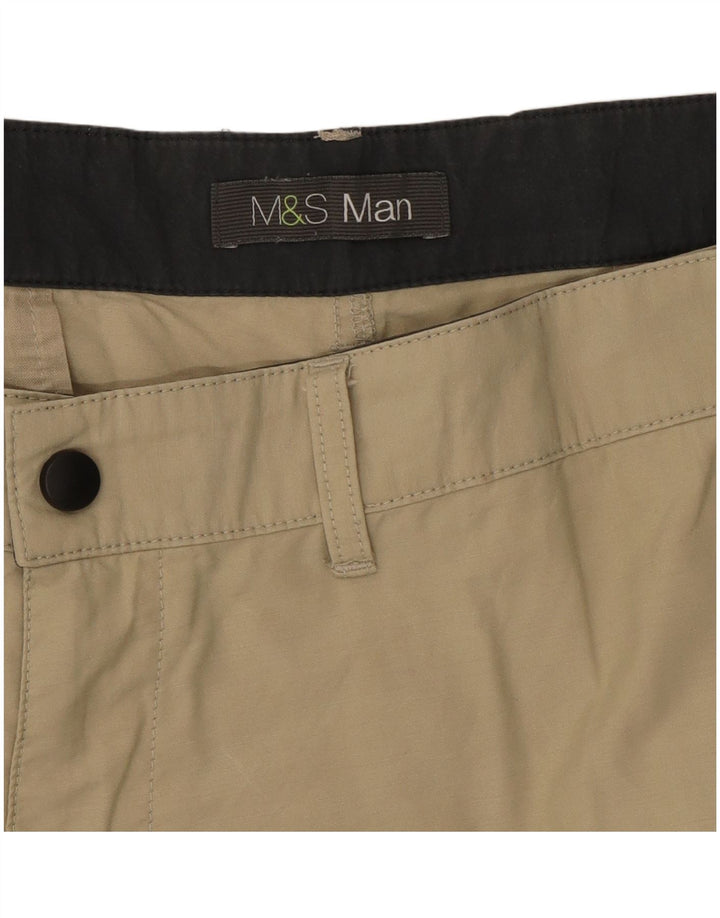 Ανδρικό σορτς Cargo Marks & Spencer W38 XL Beige