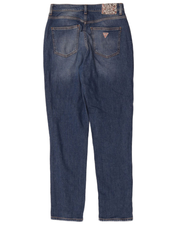 Guess Womens Mom Jean Tapered Jeans W28 L31 Μπλε βαμβακερό
