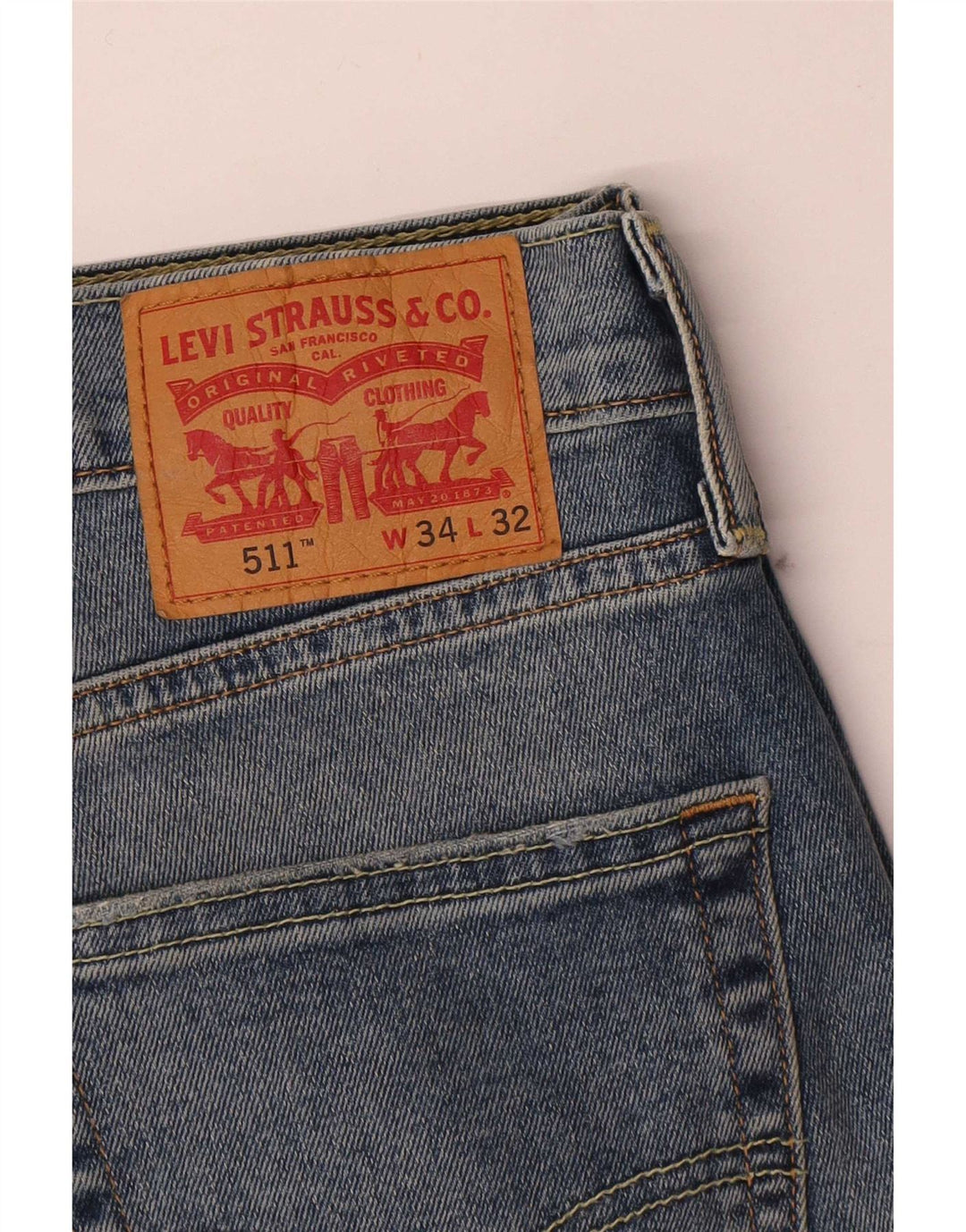 Levi's Mens 511 Slim Jeans W34 L29 Blue