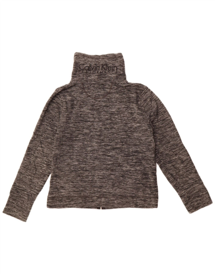 Γυναικείο φλις μπουφάν Calvin Klein Performance UK 10 Small Grey Flecked