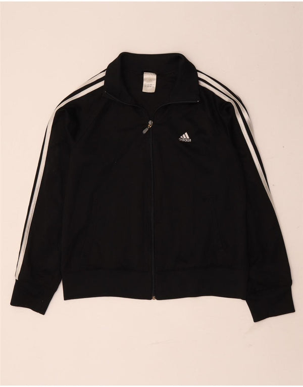 Γυναικεία αθλητική φόρμα Adidas Top Jacket UK 16 Large Black Polyester