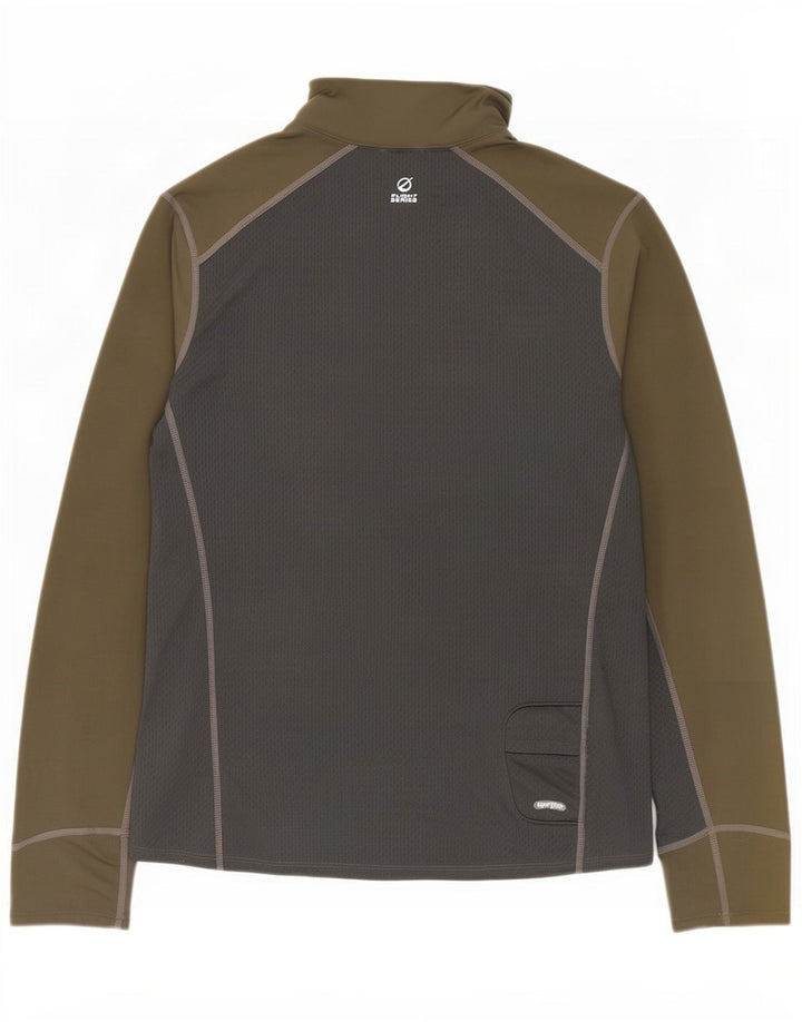 Ανδρική φόρμα πουλόβερ με φερμουάρ North Face Top Large Khaki Colourblock