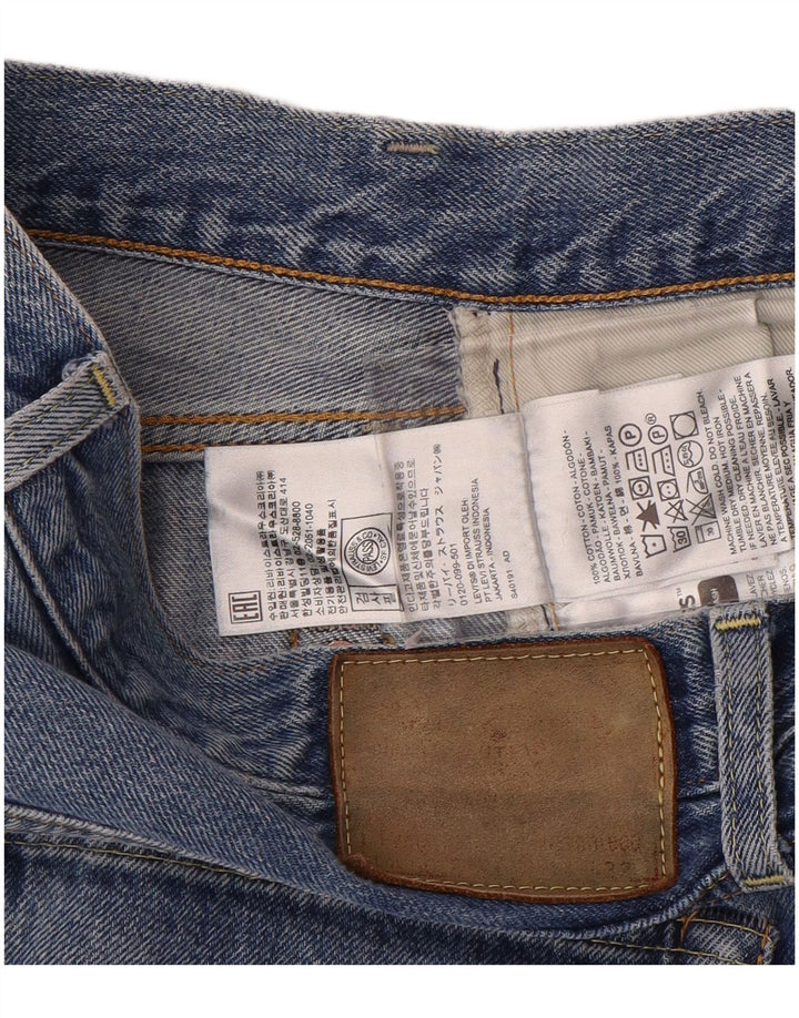 Ανδρικό τζιν Levi's Straight W34 L32 Μπλε βαμβακερό