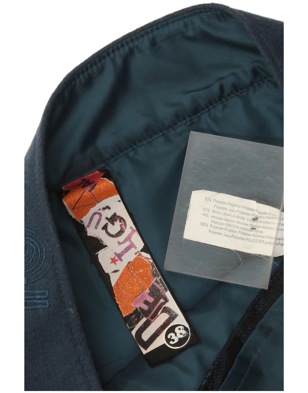 Desigual γυναικεία φούστα A-Line EU 38 Medium W32 Navy Blue Geometric