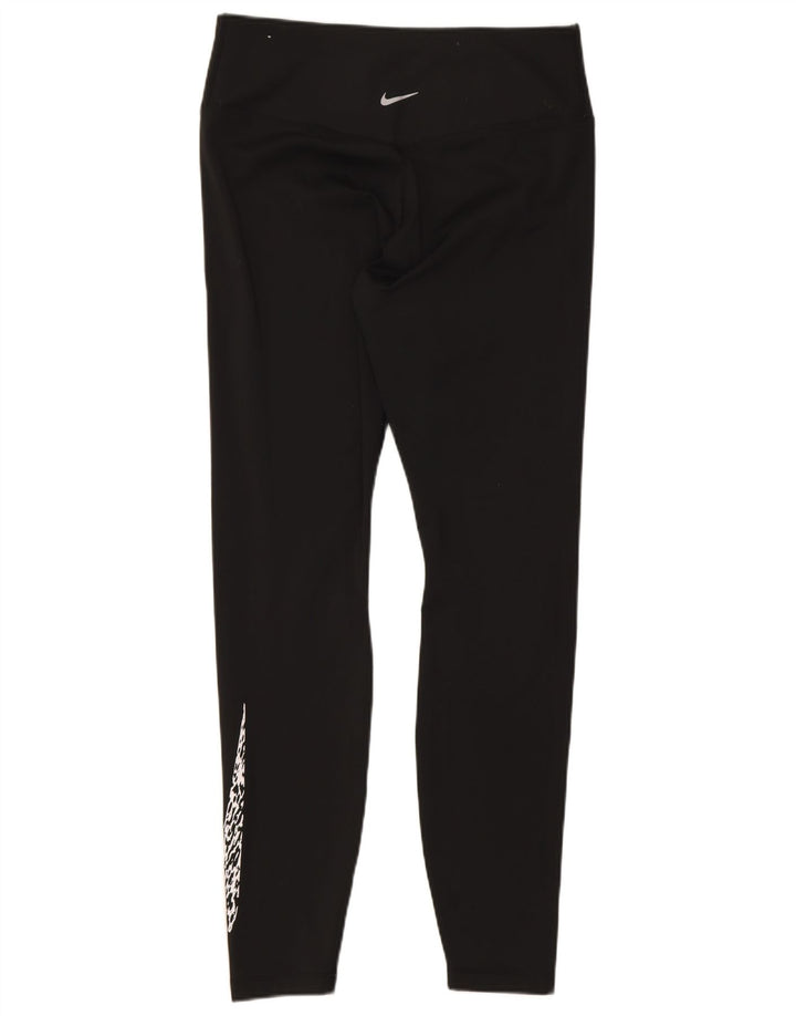 Γυναικεία κολάν Nike Dri Fit Graphic UK 12 Medium Black Polyester