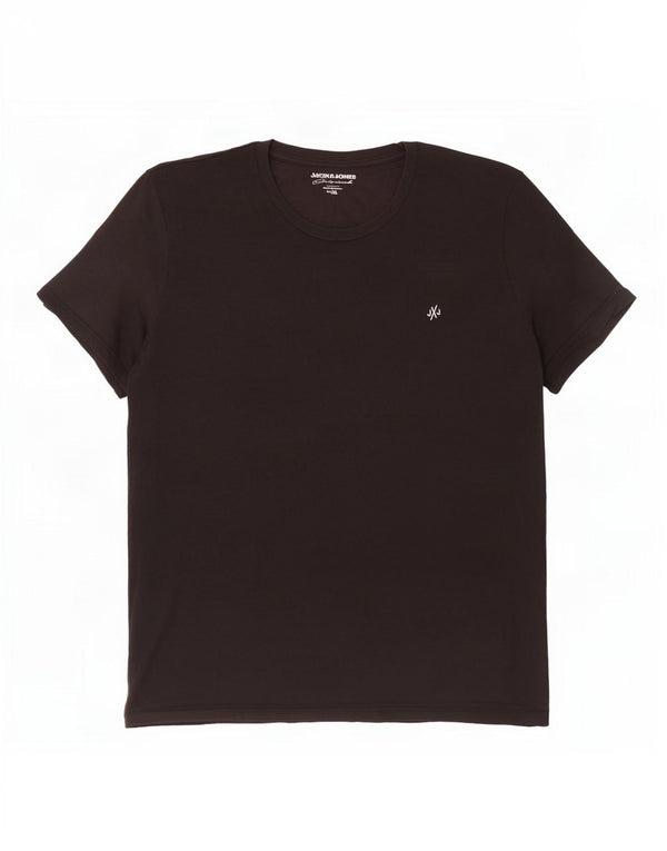 Jack & Jones Ανδρικό T-Shirt Top XL Μαύρο βαμβακερό