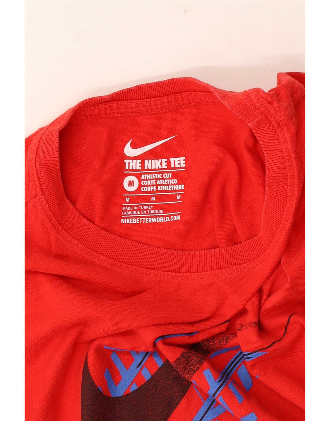 Ανδρικό T-Shirt Nike με γραφικό αθλητικό κόψιμο, μεσαίο κόκκινο