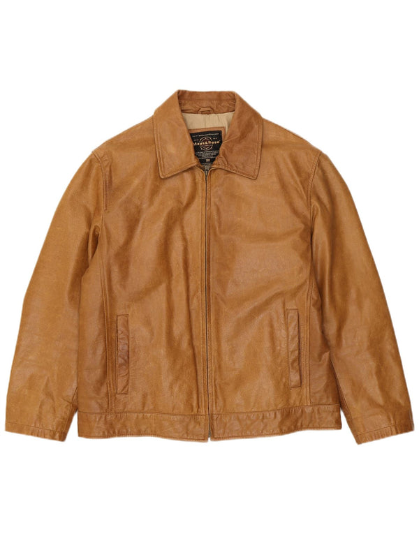 Mays & Rose Ανδρικό Δερμάτινο Μπουφάν UK 42 XL Μπεζ