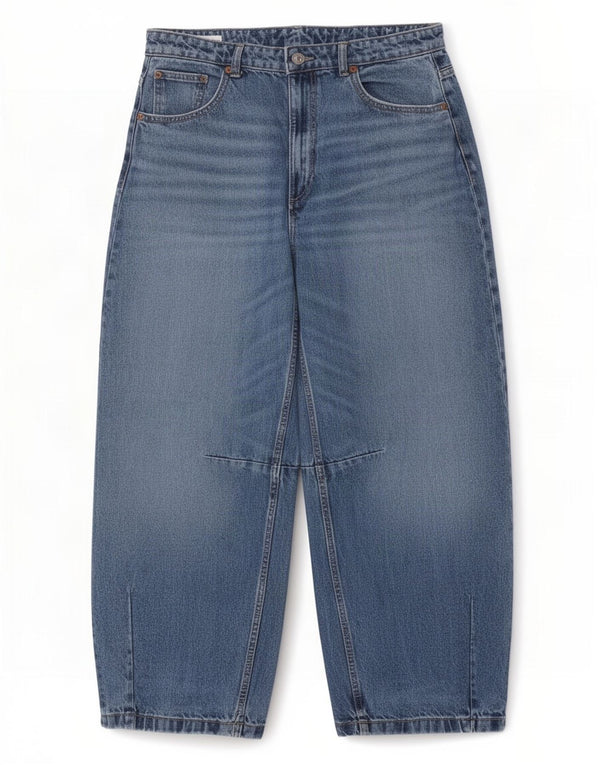 Zara Womens Loose Jeans EU 40 Medium W30 L28 Blue Cotton