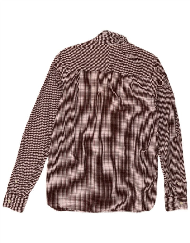 Ανδρικό πουκάμισο Fred Perry Μικρό Βουργουνδί Gingham Cotton