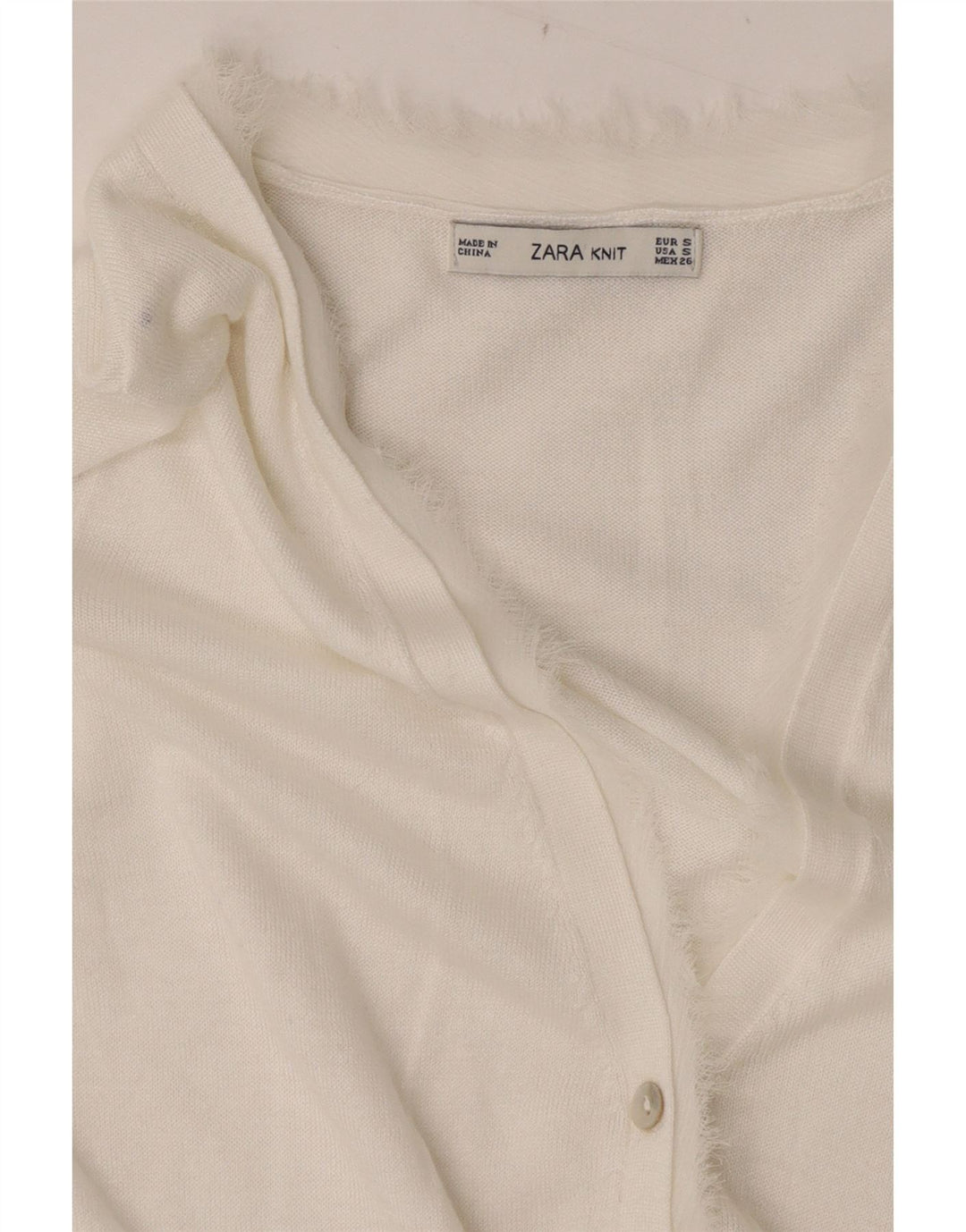 Zara Γυναικείο πουλόβερ UK 10 Small White