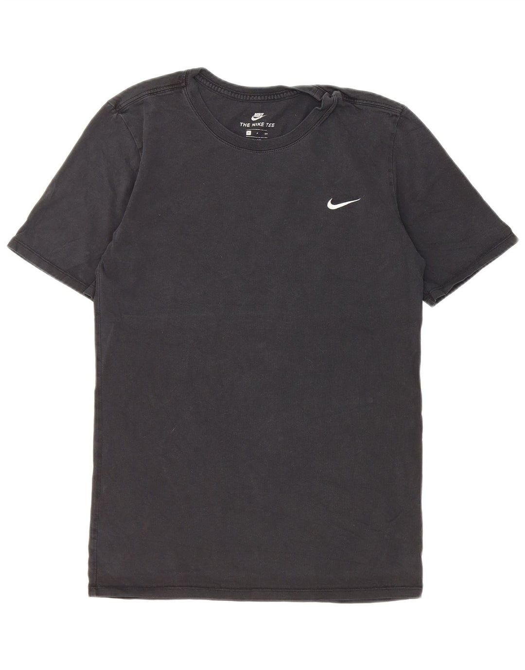 Ανδρικό μπλουζάκι Nike με κοπή, μικρό μαύρο βαμβακερό