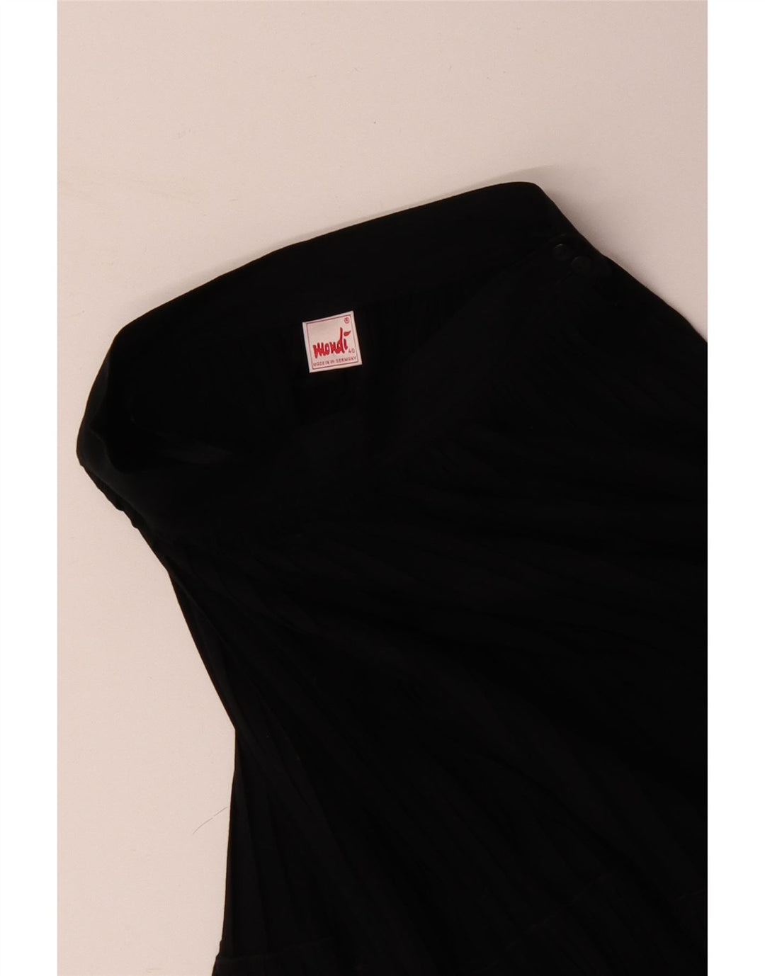 Γυναικεία πλισέ φούστα MONDI EU 40 Medium W28 Μαύρη Βαμβακερή