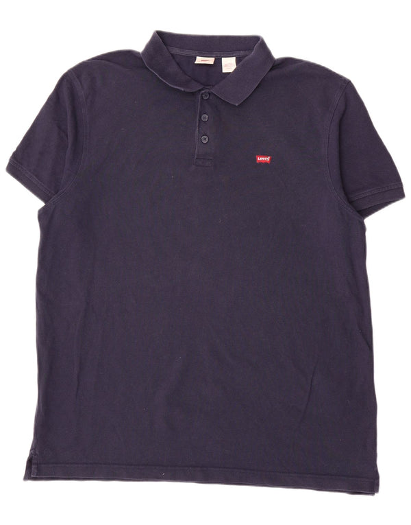 Ανδρικό μπλουζάκι Levi's Standard Fit Polo XL Navy Blue Cotton