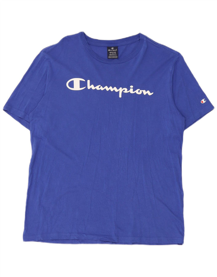 Ανδρικό T-Shirt Champion Graphic Top Medium Blue