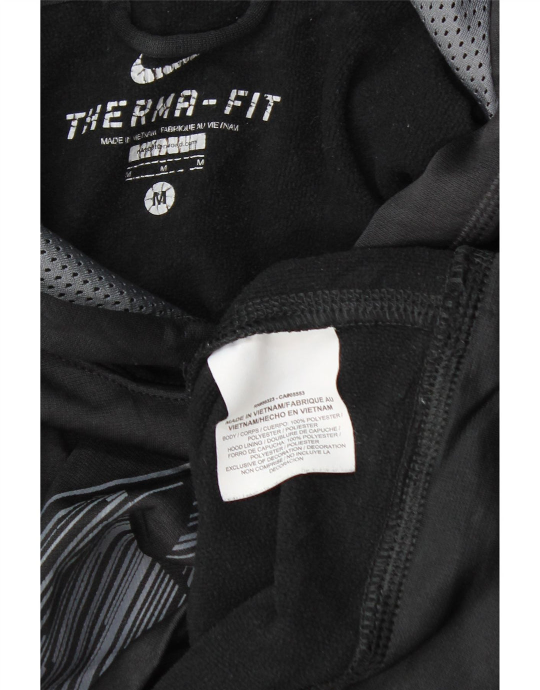 Ανδρικά γραφικά με κουκούλα Therma-Fit Nike Medium Navy Blue Polyester