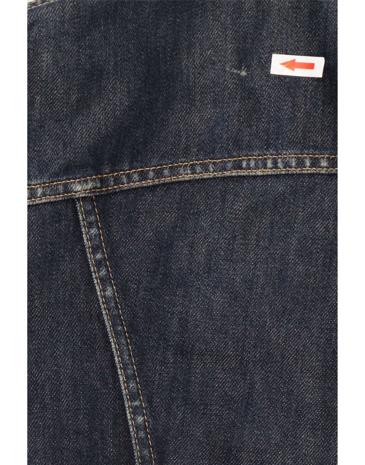 Rifle Γυναικείο Τζιν Μπουφάν UK 14 Medium Navy Blue βαμβακερό